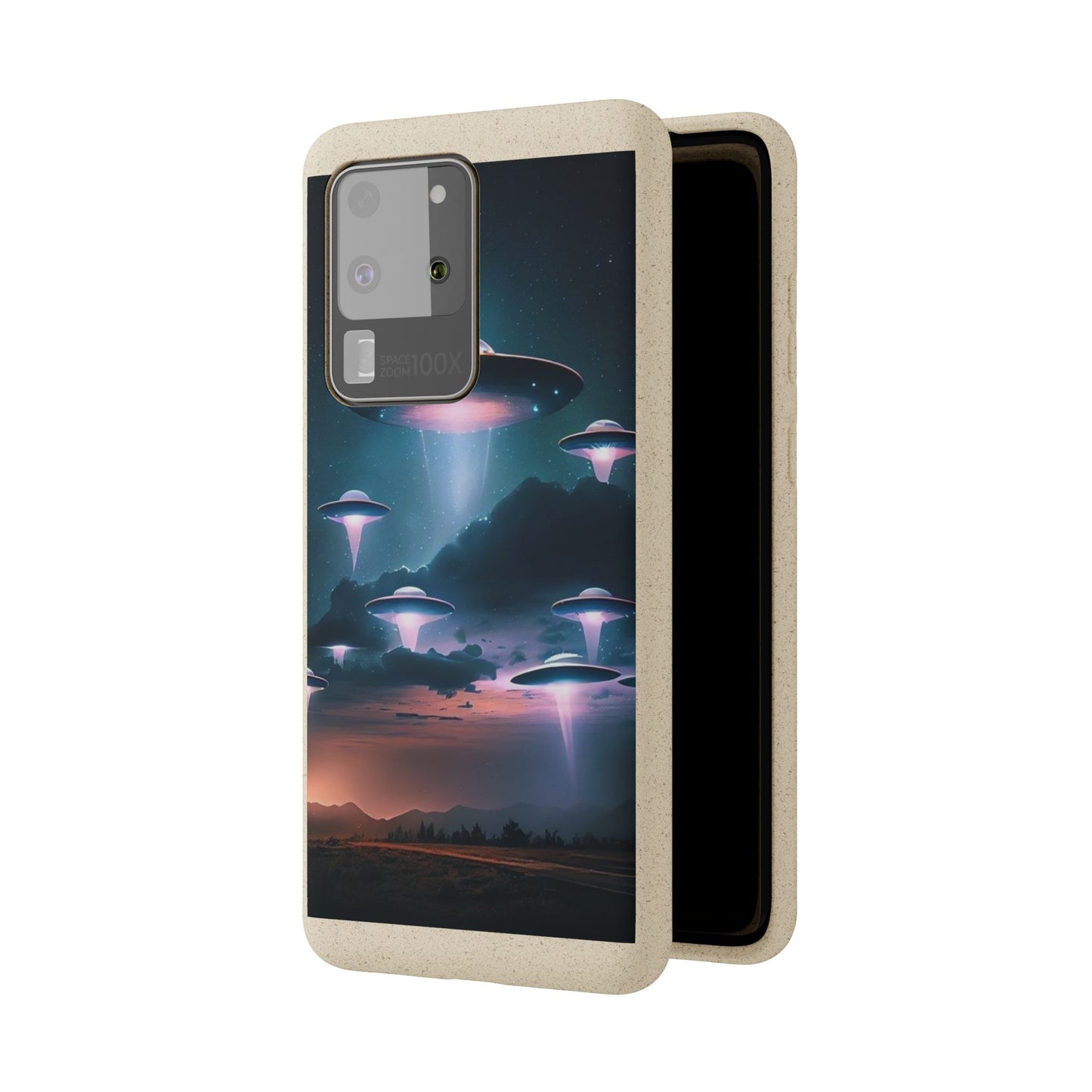 Biodegradable UFO Phone Case - Eco-Friendly and Stylish Design