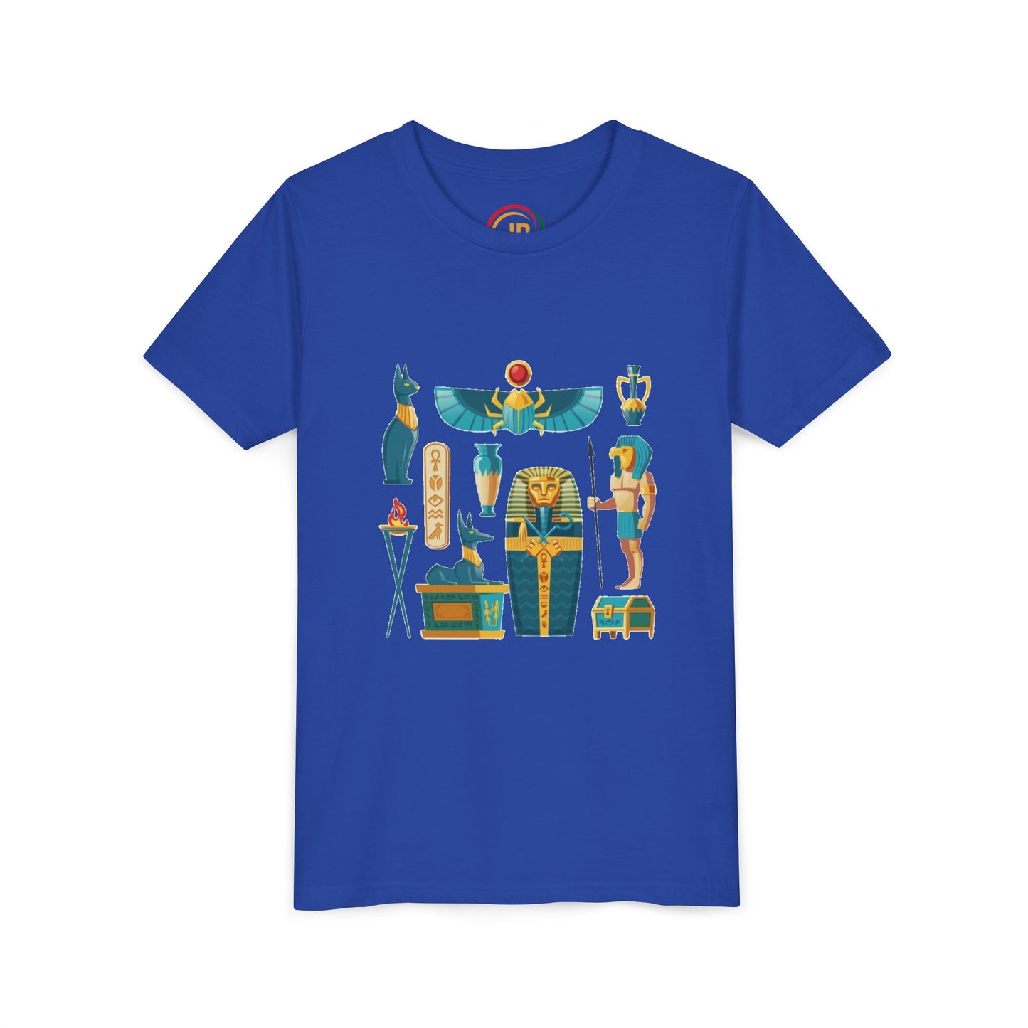 Youth Egyptian Mythology Tee, Fun Kids T-Shirt, Graphic Shirt for Boys and Girls, Birthday Gift, Cool Summer Tee