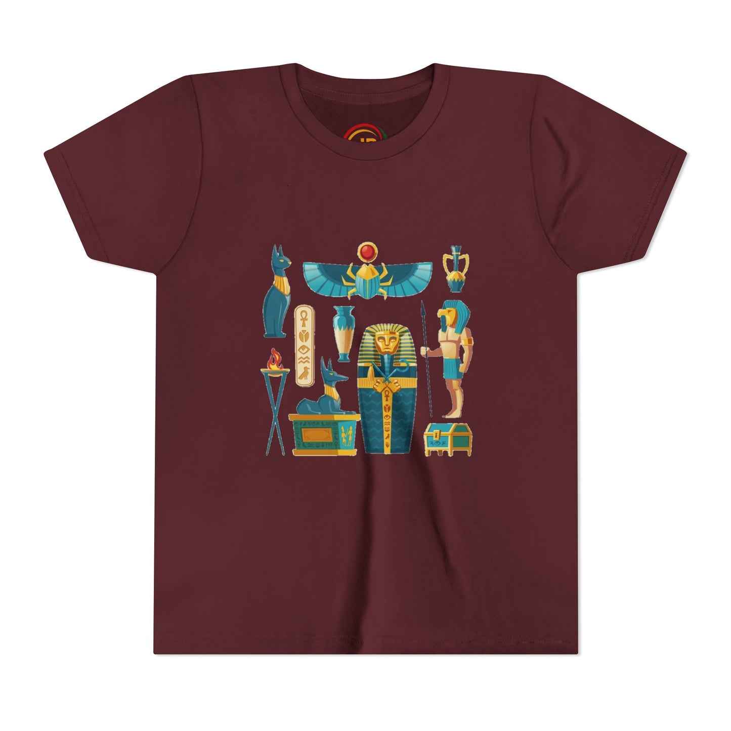 Youth Egyptian Mythology Tee, Fun Kids T-Shirt, Graphic Shirt for Boys and Girls, Birthday Gift, Cool Summer Tee