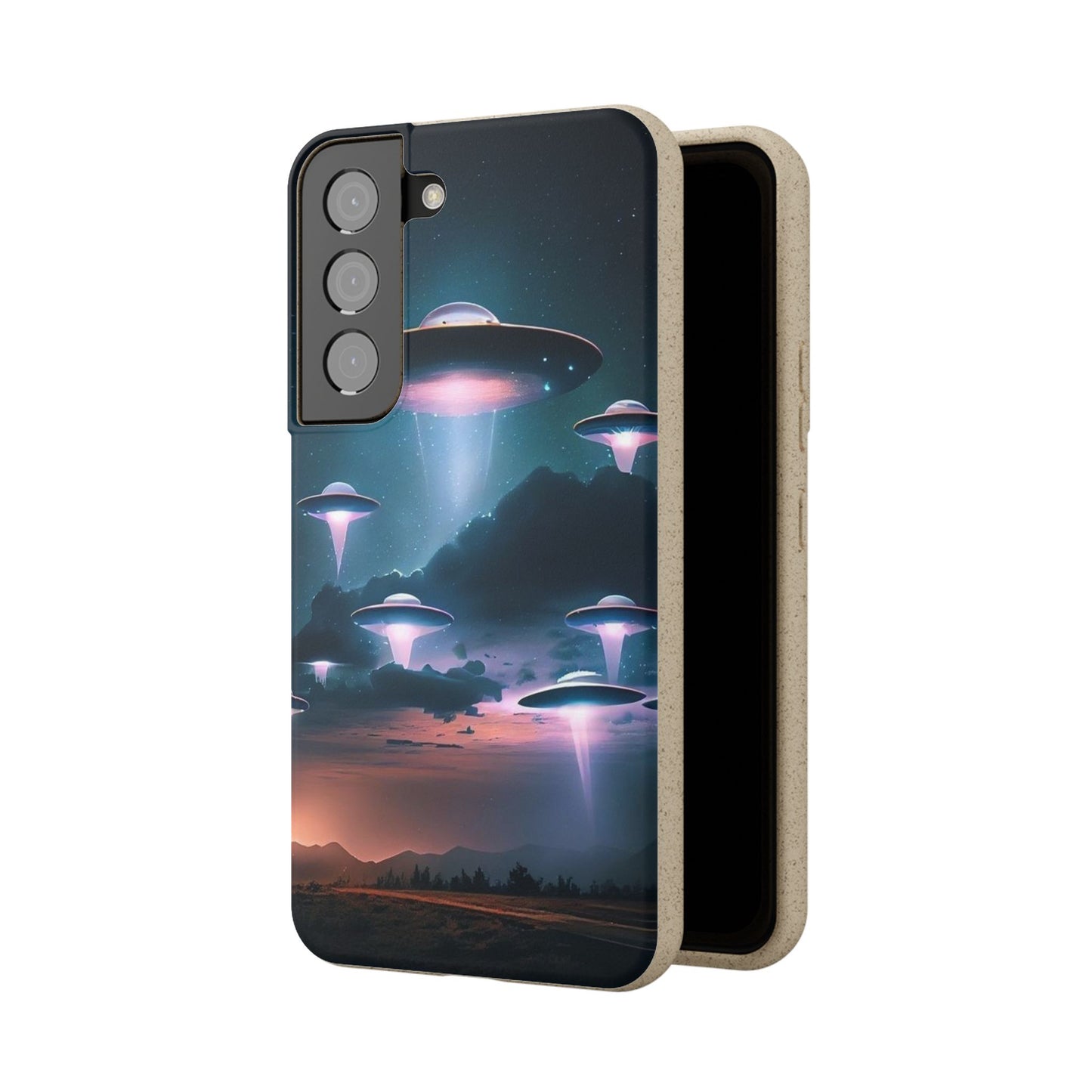 Biodegradable UFO Phone Case - Eco-Friendly and Stylish Design