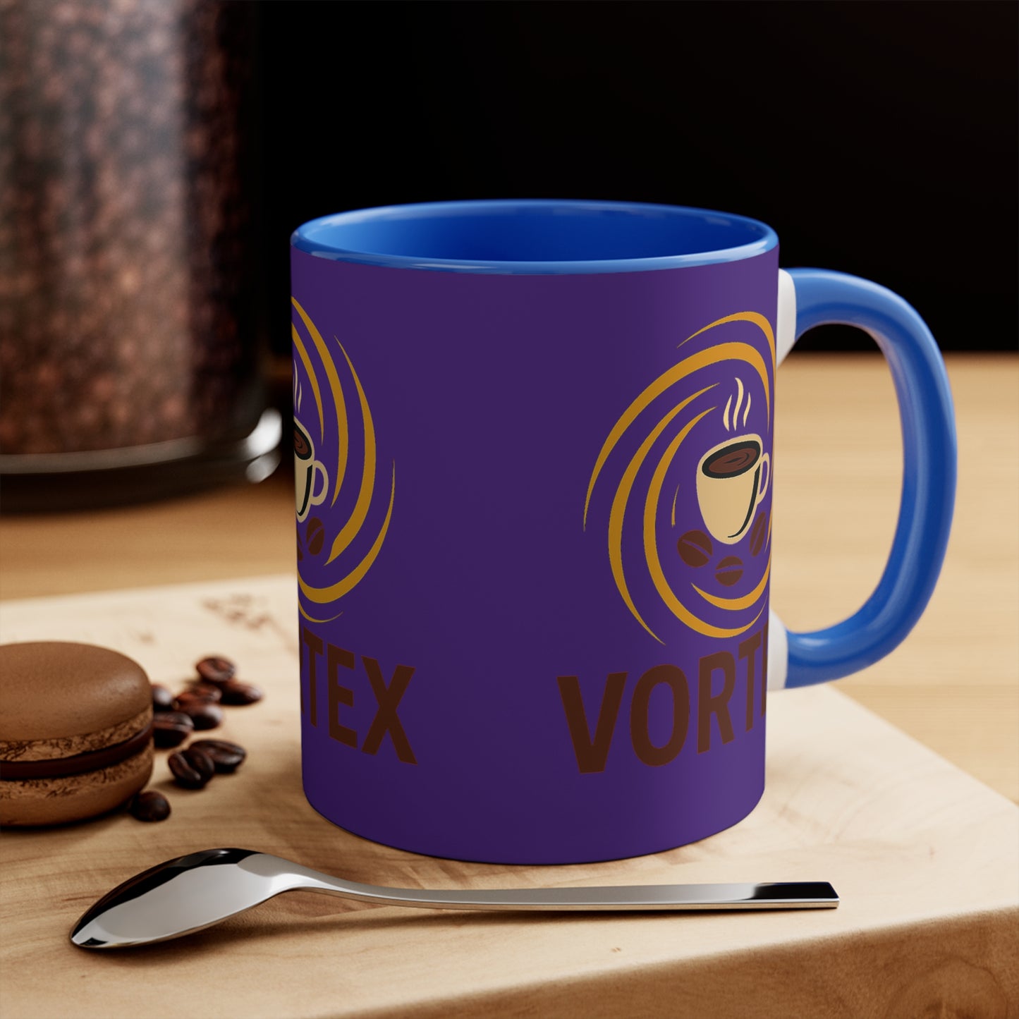 Stylish Coffee Mug with Vortex Design, Cool Mug for Coffee Lovers, Gift for Baristas, Unique Office Mug, Creative Kitchenware