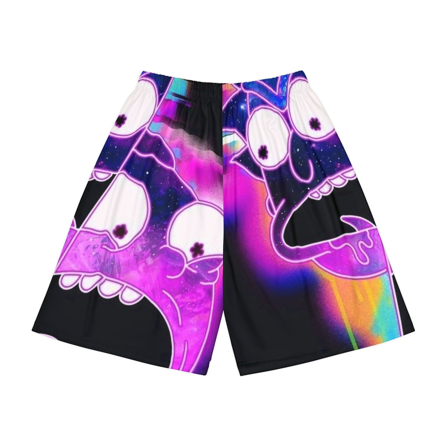Vibrant Graphic Men's Sports Shorts - Perfect for Active Fun & Casual Style