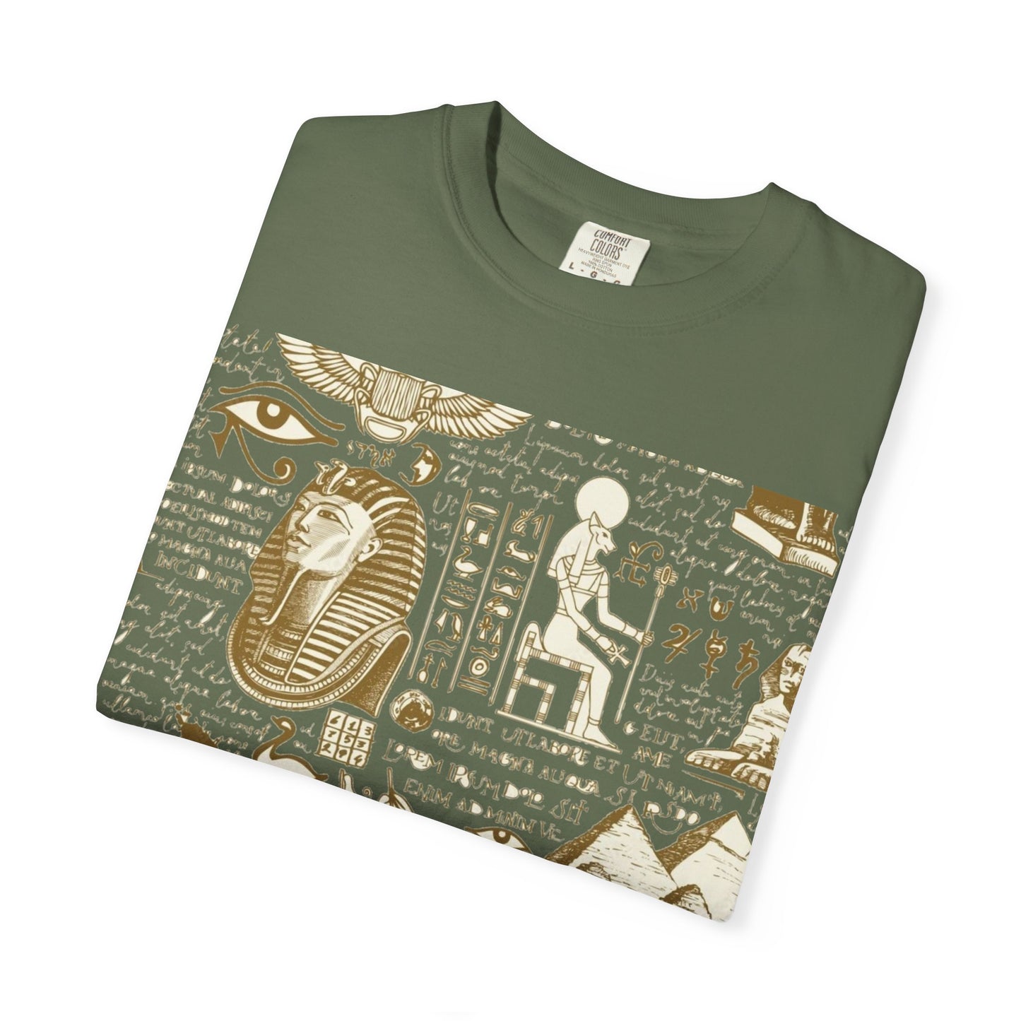 Egyptian-Inspired Unisex T-Shirt - Retro Vibe, Perfect for Music Lovers, Festivals, Gifts, Casual Wear, Vintage Style