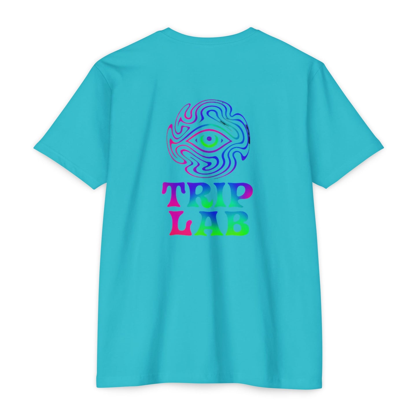 🫵Colorful Trip Lab Unisex👍 T-Shirt, Psychedelic Tee, Casual Wear, Music Festival Top, Gift for Adventure Lovers