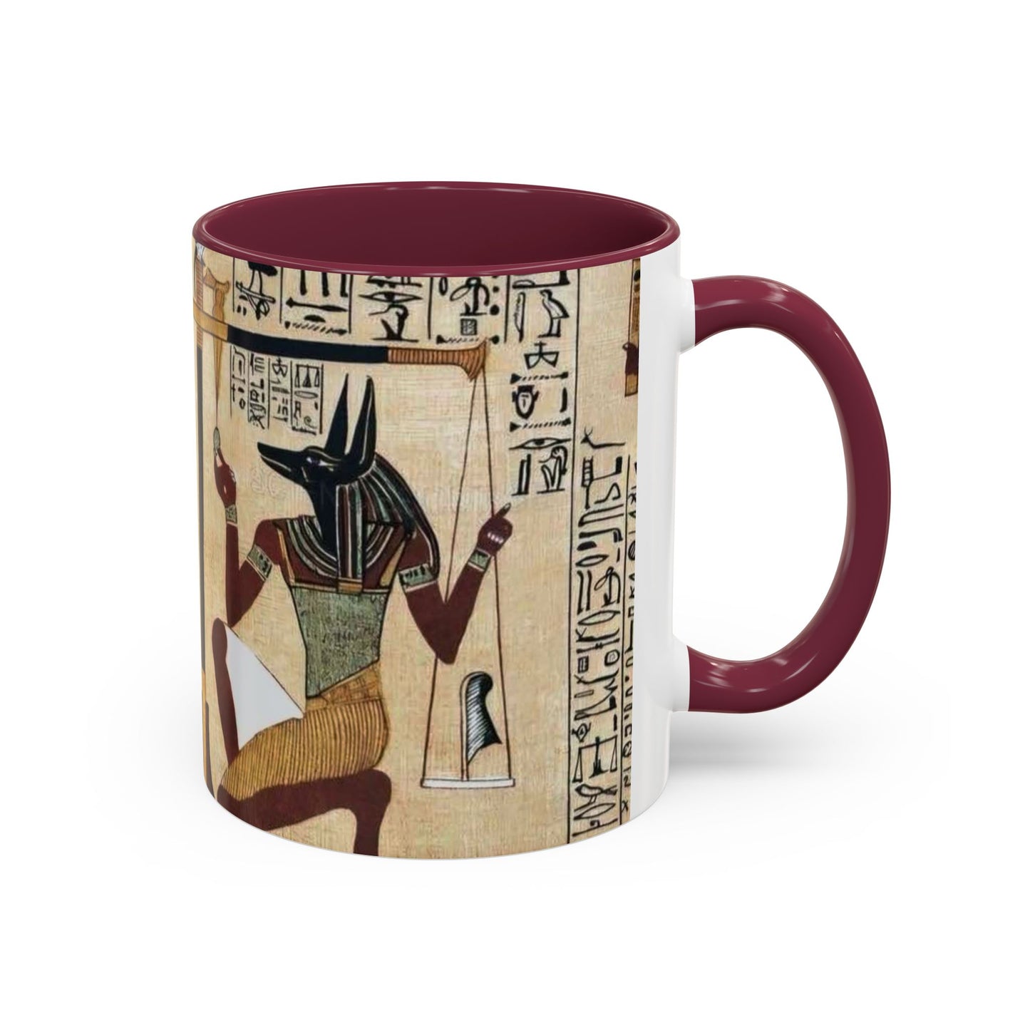 Ancient Egyptian Themed Coffee Mug - Colorful 11oz & 15oz | Unique Art Gift for History Lovers