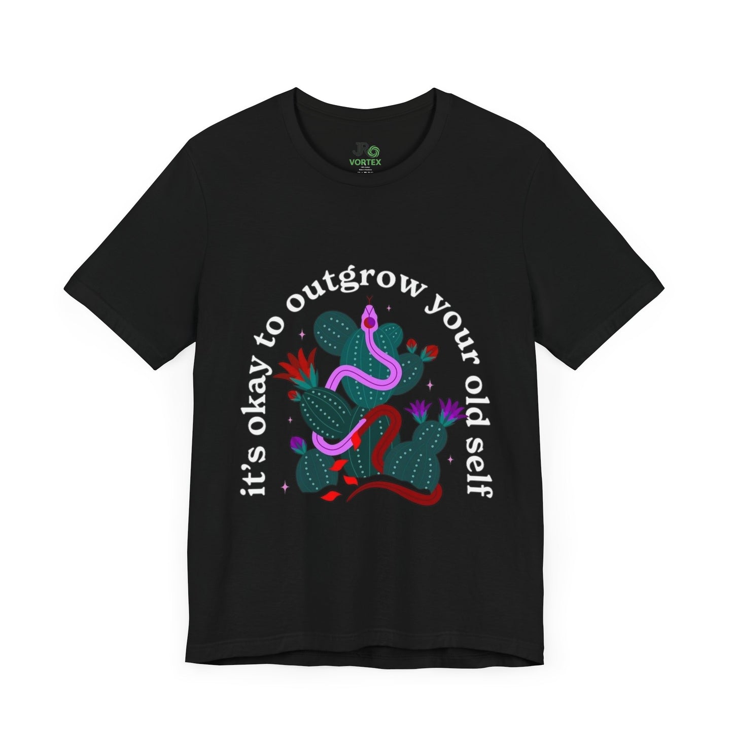 Colorful Inspirational Tee, Casual Wear, Gift for Friends, Motivational T-Shirt, Summer Apparel