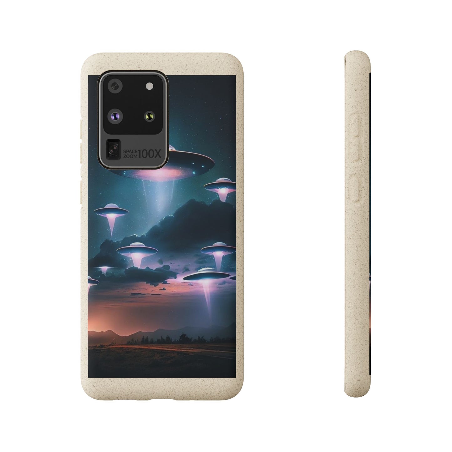 Biodegradable UFO Phone Case - Eco-Friendly and Stylish Design