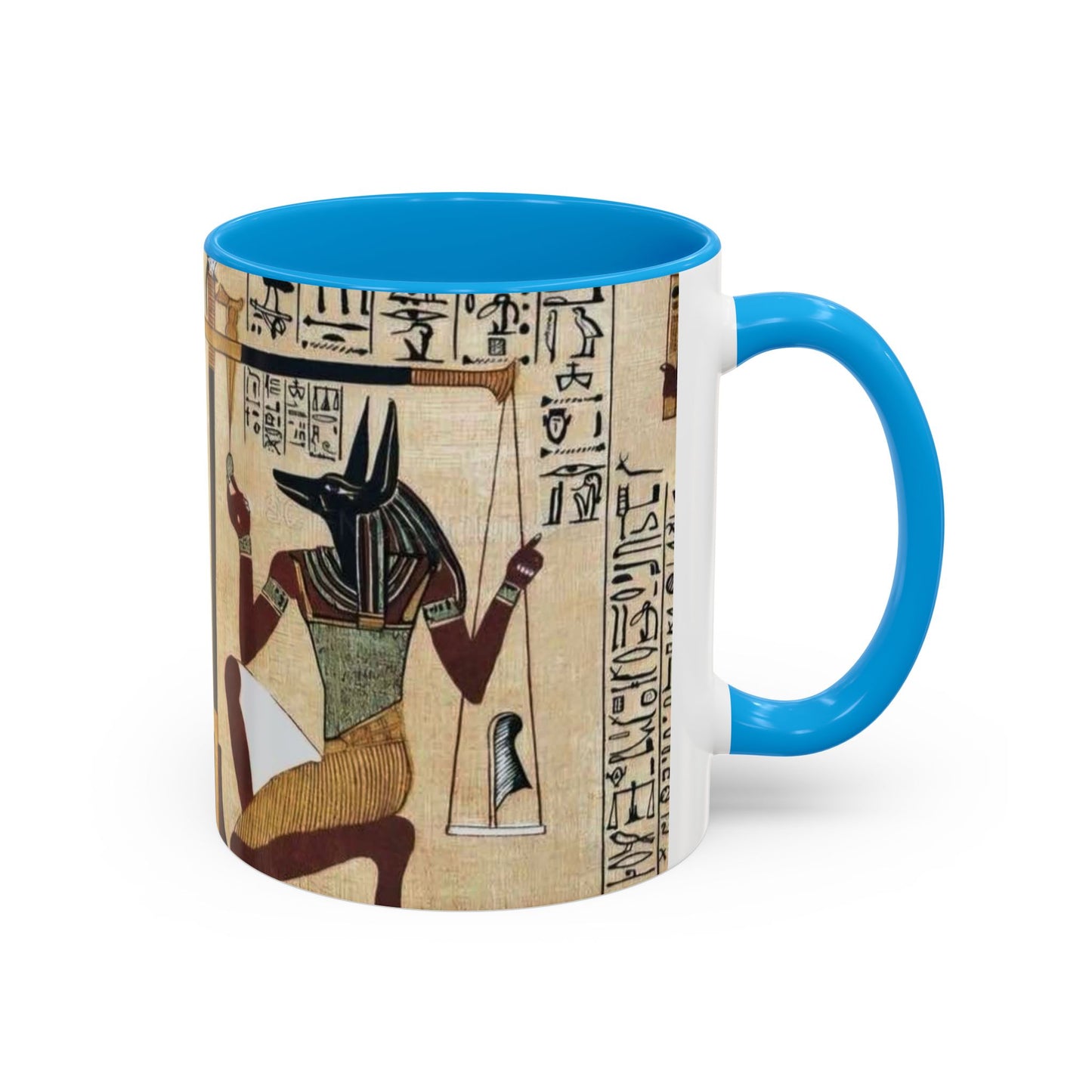 Ancient Egyptian Themed Coffee Mug - Colorful 11oz & 15oz | Unique Art Gift for History Lovers