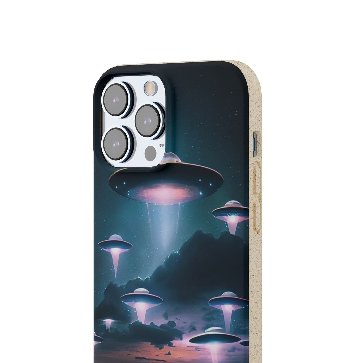 Biodegradable UFO Phone Case - Eco-Friendly and Stylish Design