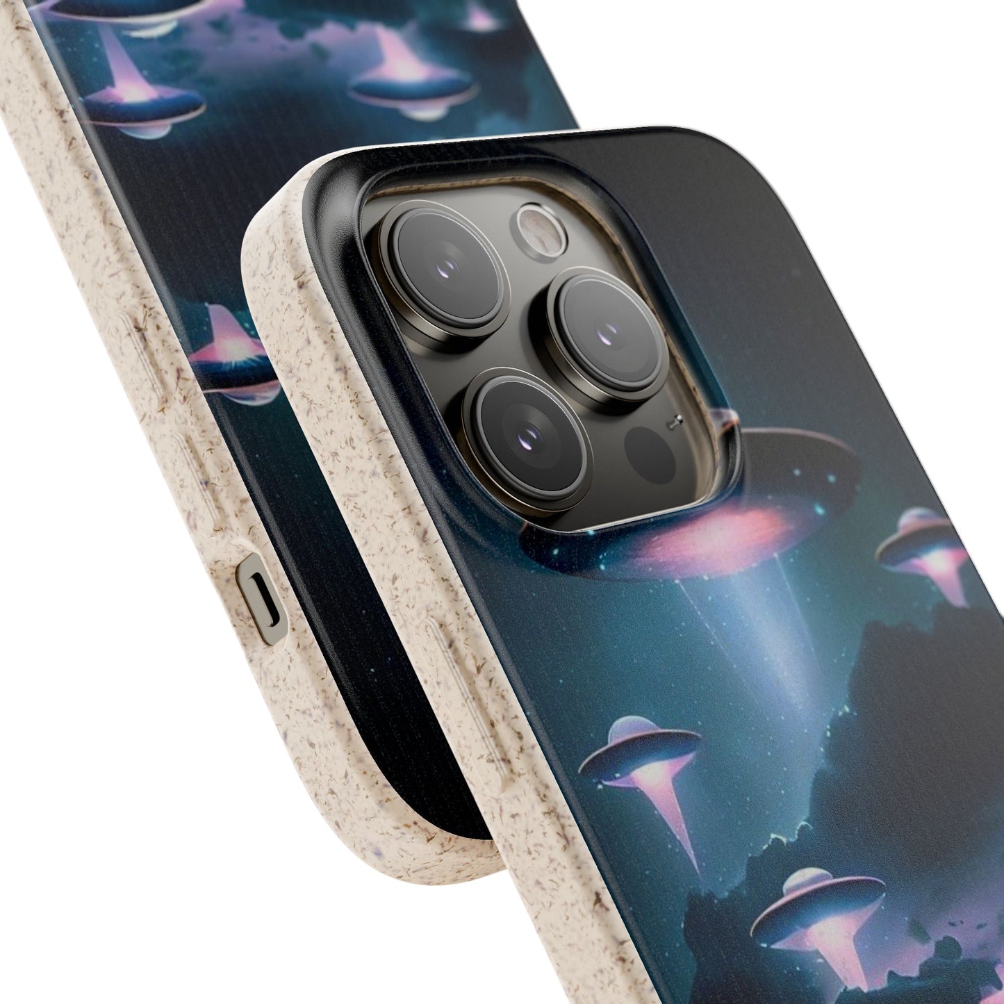Biodegradable UFO Phone Case - Eco-Friendly and Stylish Design