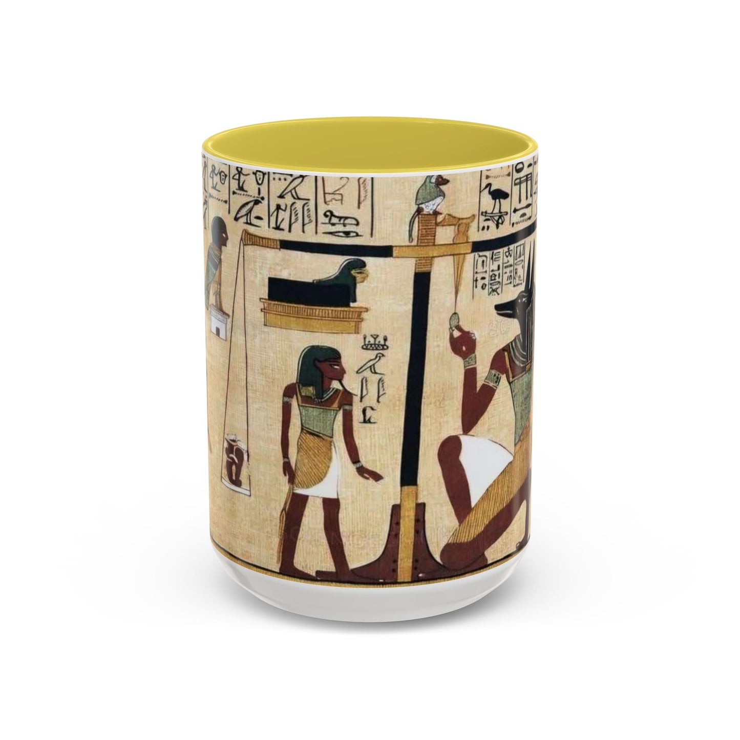 Ancient Egyptian Themed Coffee Mug - Colorful 11oz & 15oz | Unique Art Gift for History Lovers