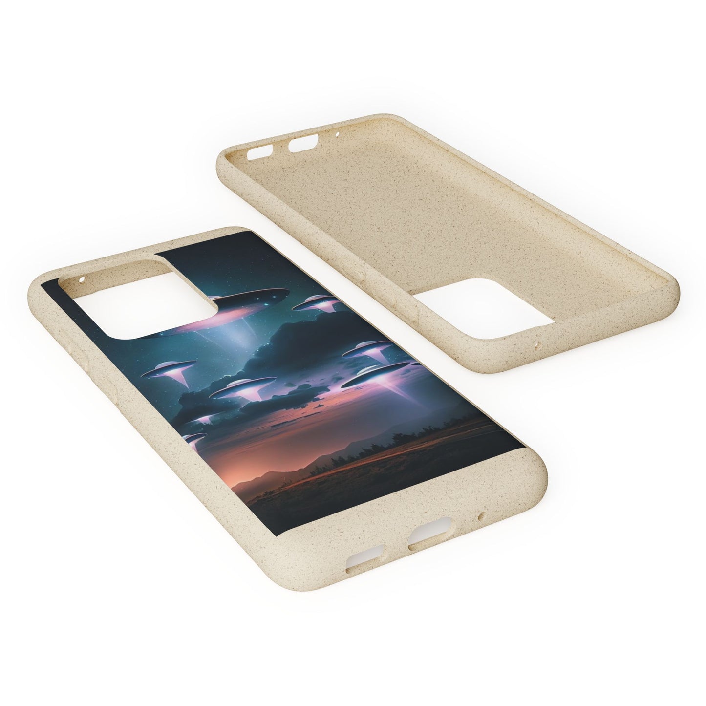 Biodegradable UFO Phone Case - Eco-Friendly and Stylish Design