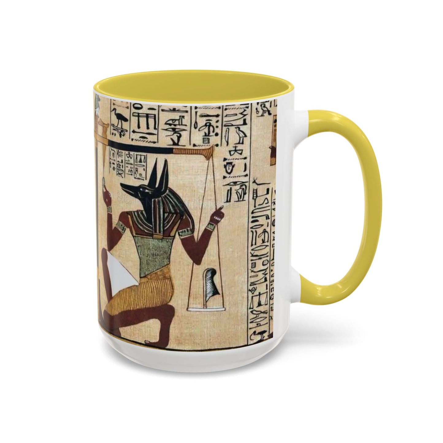 Ancient Egyptian Themed Coffee Mug - Colorful 11oz & 15oz | Unique Art Gift for History Lovers