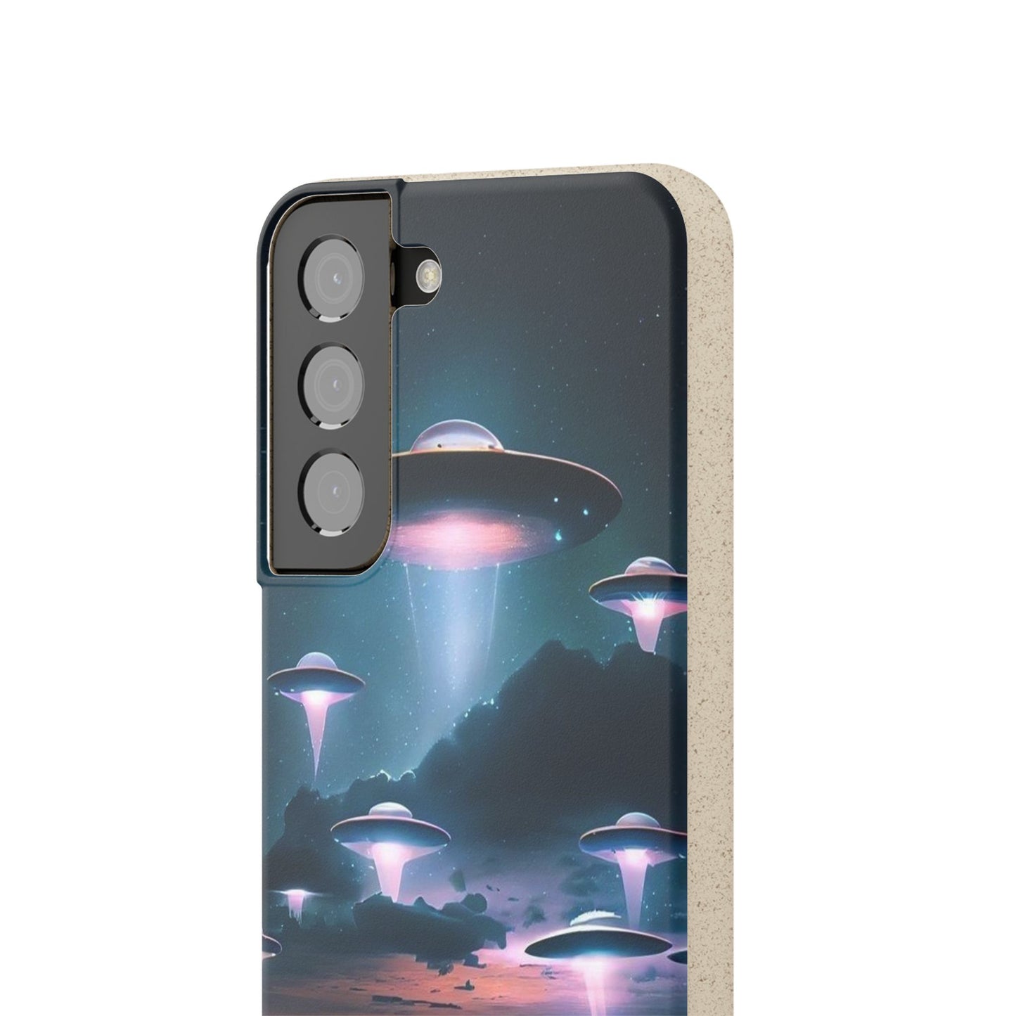 Biodegradable UFO Phone Case - Eco-Friendly and Stylish Design
