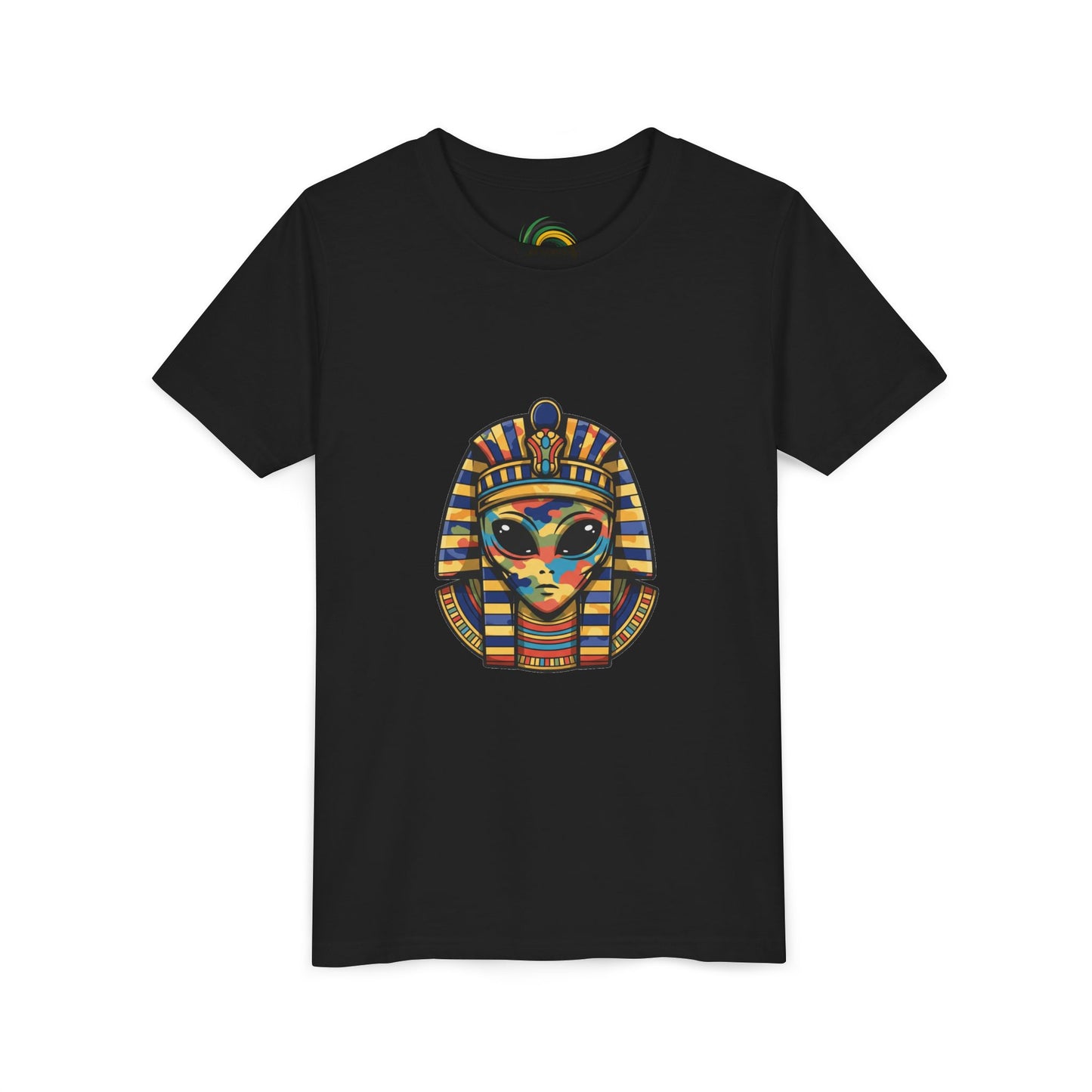 Colorful Pharaoh Youth Tee - Fun Gift, Apparel, Kids Fashion, Egyptian Theme, Summer Wear
