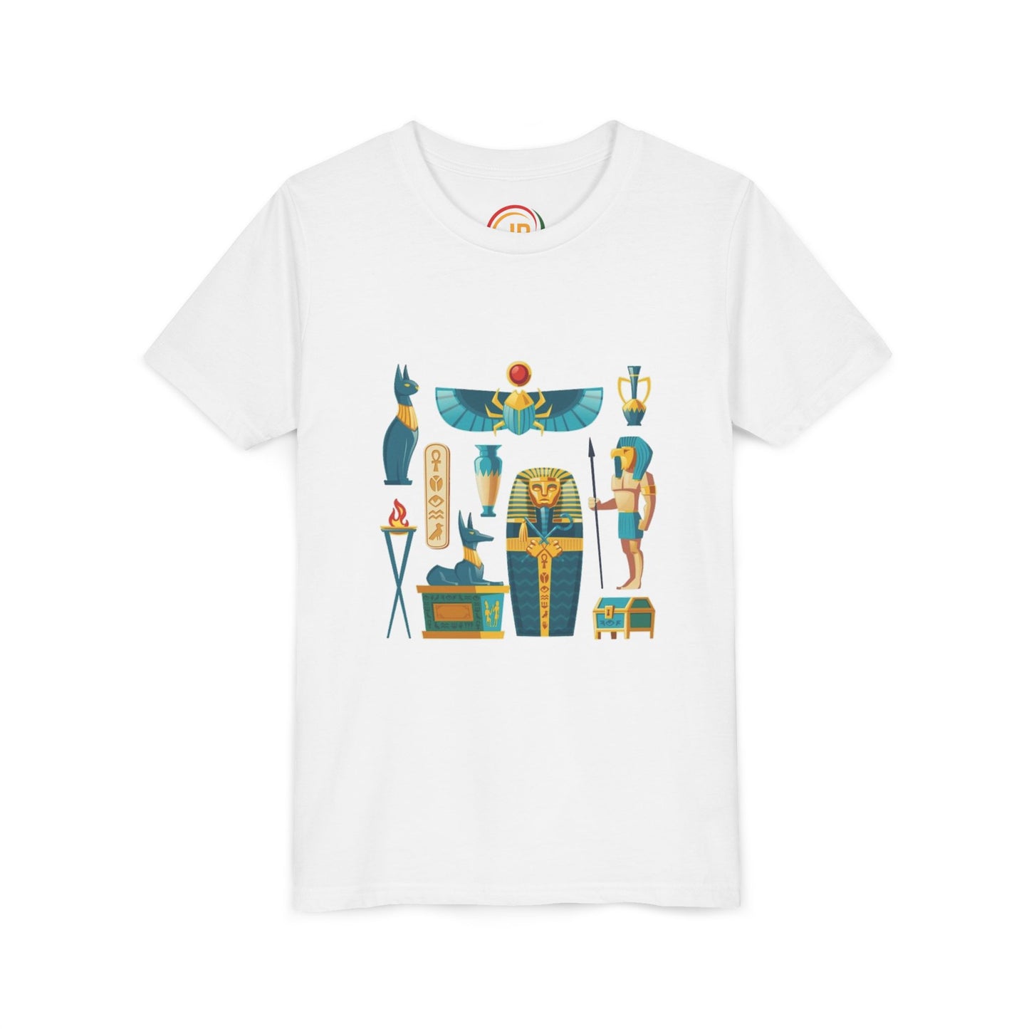 Youth Egyptian Mythology Tee, Fun Kids T-Shirt, Graphic Shirt for Boys and Girls, Birthday Gift, Cool Summer Tee