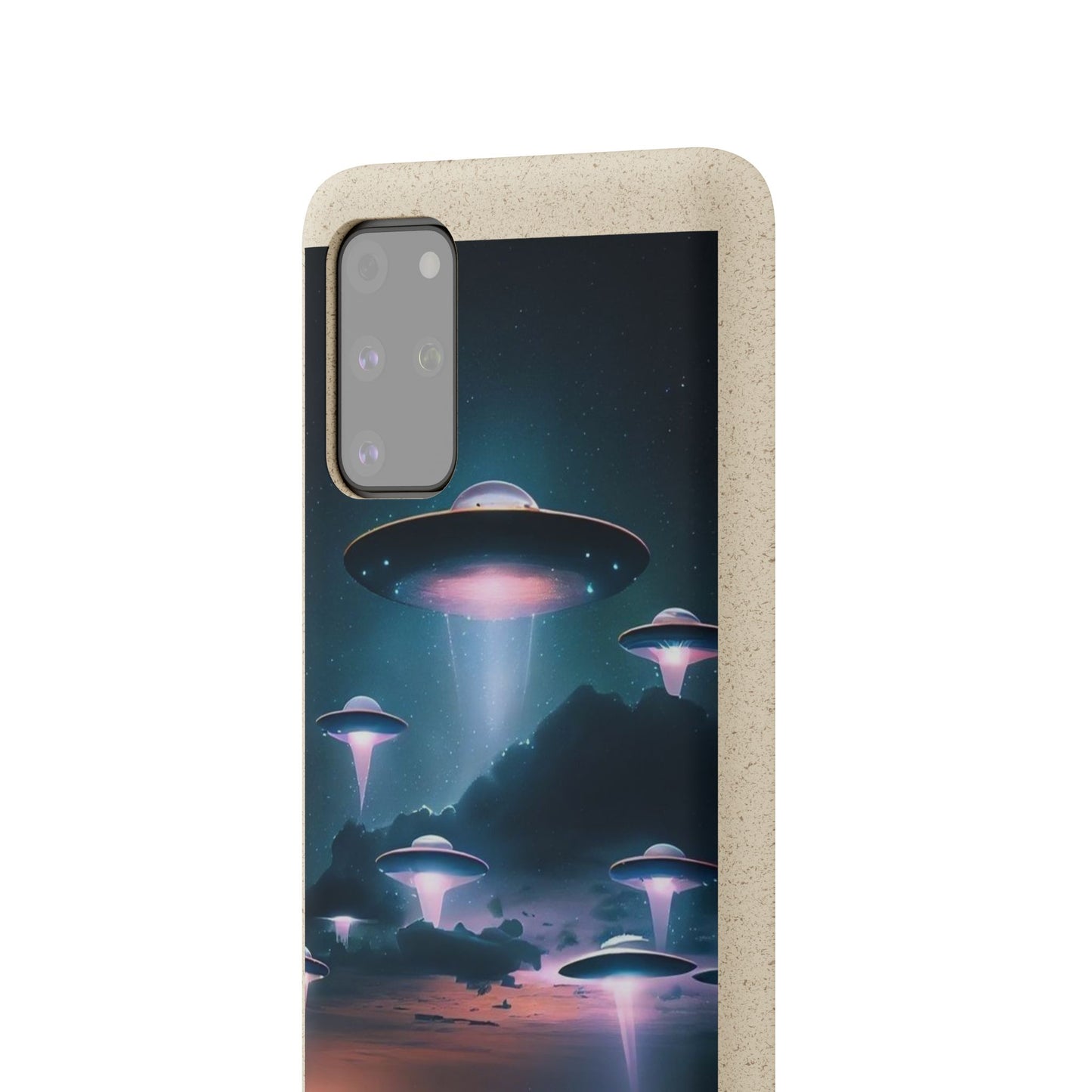 Biodegradable UFO Phone Case - Eco-Friendly and Stylish Design