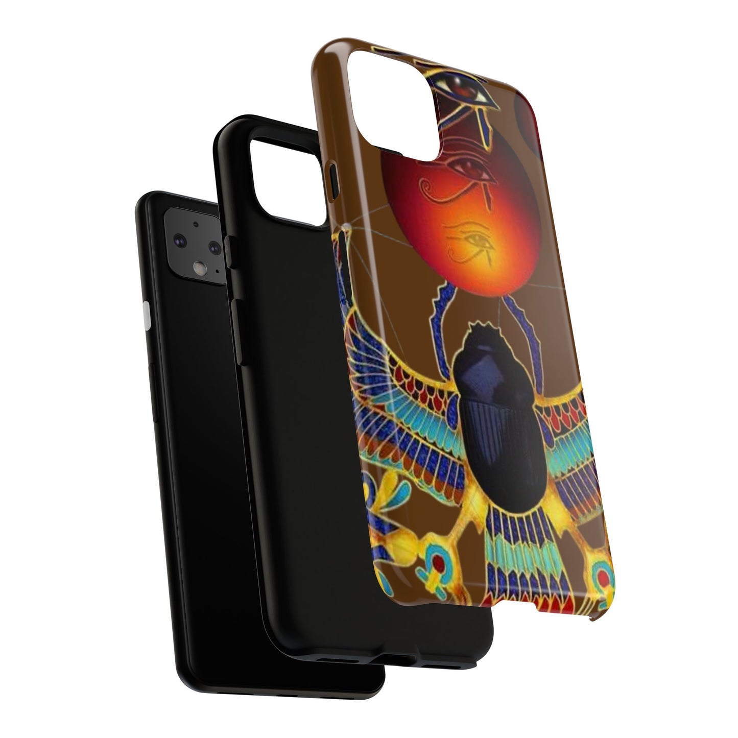 Egyptian Scarab Phone Case | Tough Cases for Unique Style, Protective Cases, Artistic Phone Covers, Gifts for Art Lovers