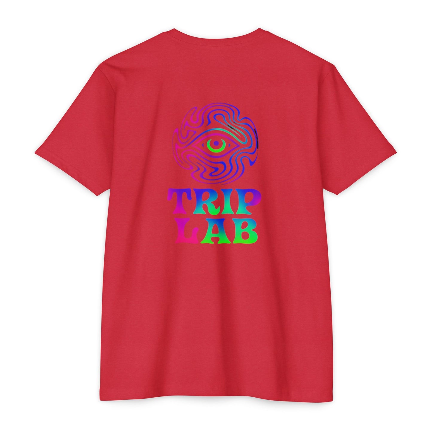 🫵Colorful Trip Lab Unisex👍 T-Shirt, Psychedelic Tee, Casual Wear, Music Festival Top, Gift for Adventure Lovers