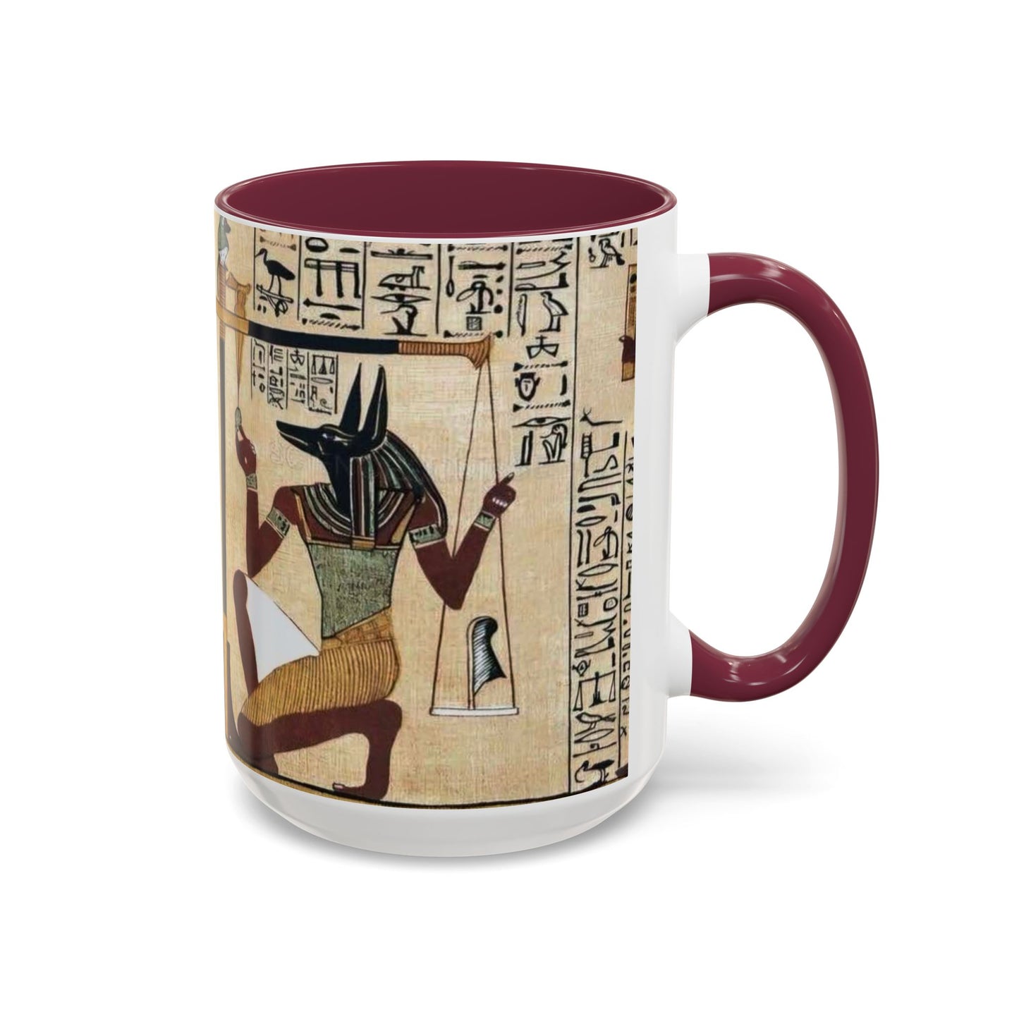 Ancient Egyptian Themed Coffee Mug - Colorful 11oz & 15oz | Unique Art Gift for History Lovers