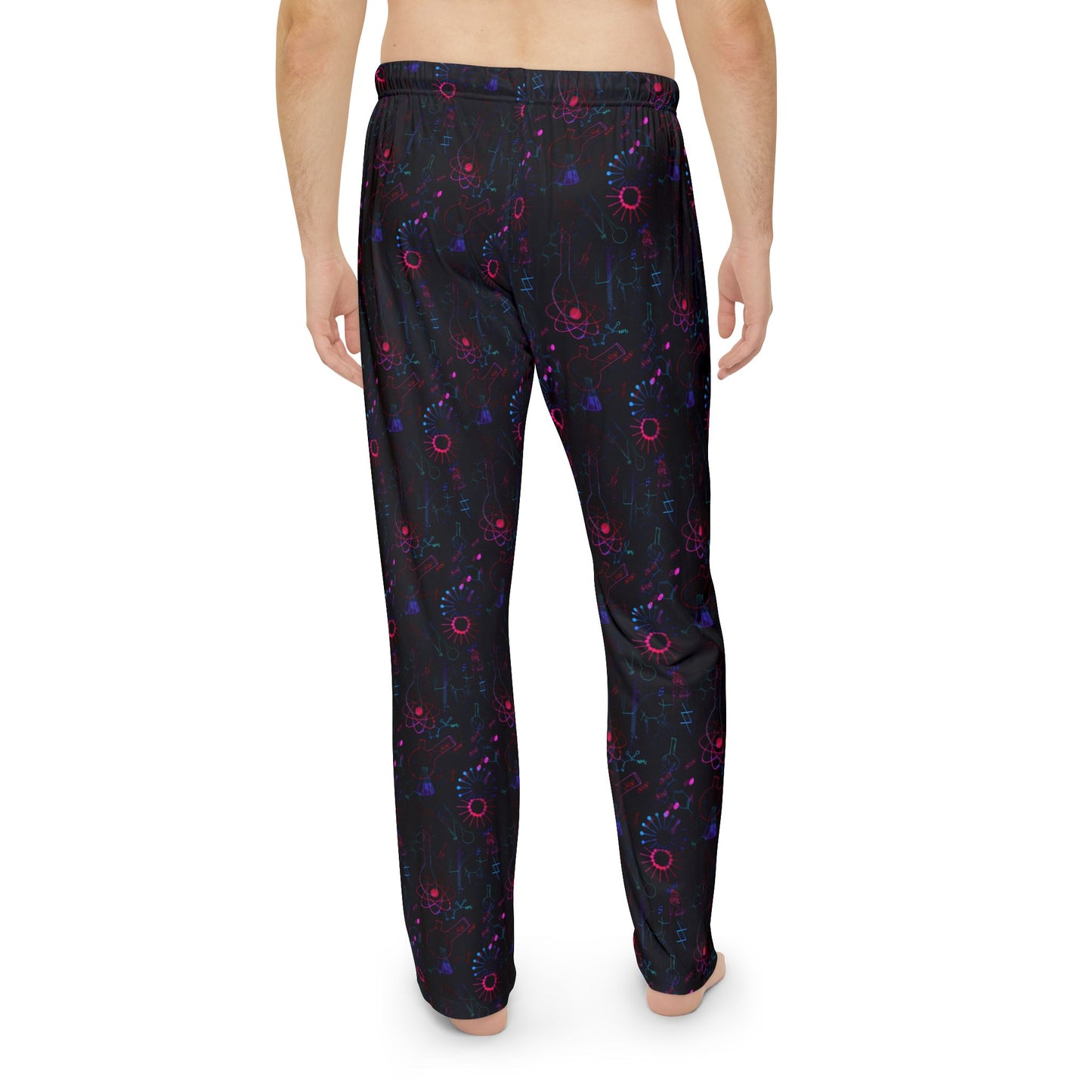 Men's Science-Themed Pajama Pants, Cozy Sleepwear, Science Lover Gift, Perfect for Sleep & Relaxation, Bedroom Decor, Fun Gift Idea