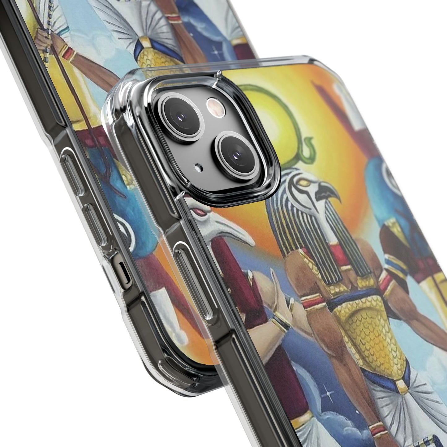 Egyptian Art Phone Case - Magnetic Clear Impact Case for Stylish Protection