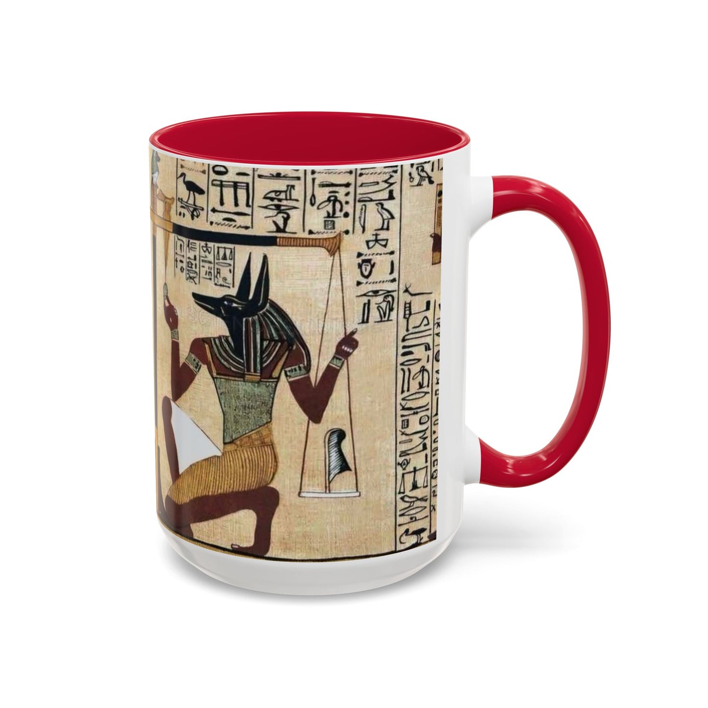 Ancient Egyptian Themed Coffee Mug - Colorful 11oz & 15oz | Unique Art Gift for History Lovers