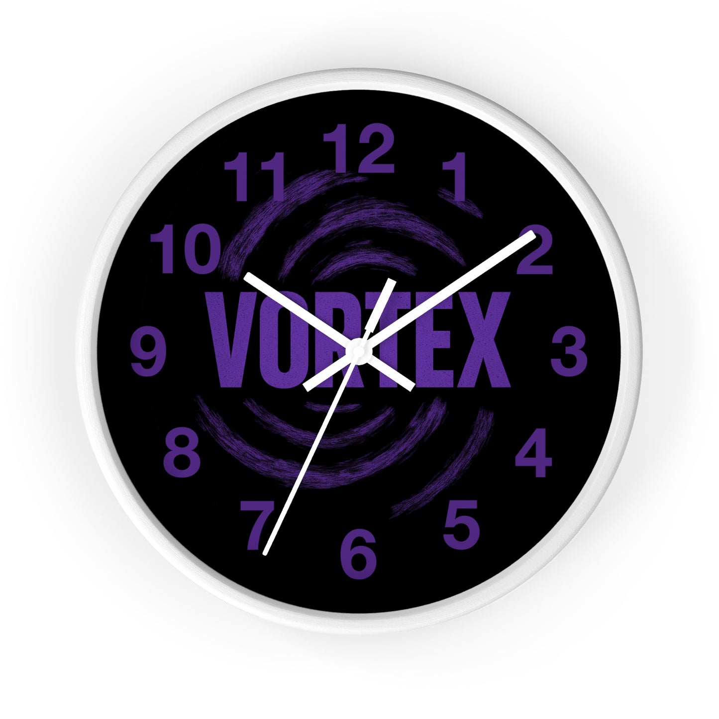 Vortex Wall Clock – Modern Home Decor, Unique Gift for Students, Office, Bedroom, Halloween Decor, Abstract Art
