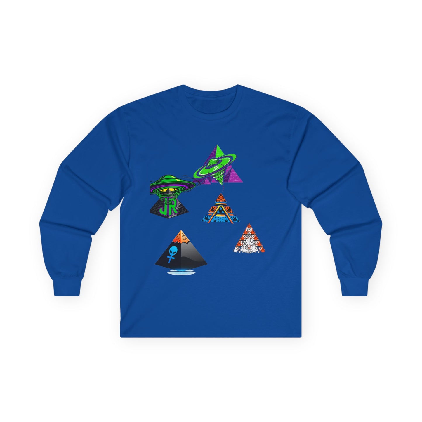 Unisex Long Sleeve Graphic Tee - Retro Vibes, Comfortable Casual Wear, Perfect for Gift Giving, Festival Wear, Everyday Comfort