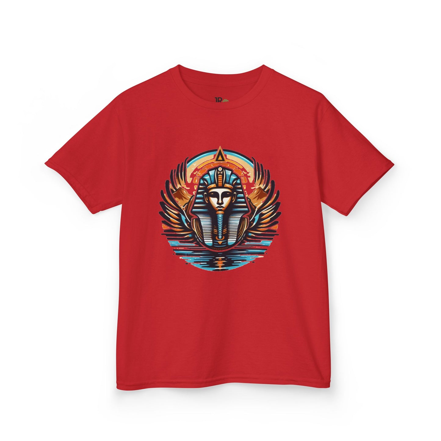 Pharaohs & Wings Tee - Kids Heavy Cotton™ Tee, Fun Egyptian Style Tee, Unique Kids Shirt, Birthday Gift, Adventure Tee