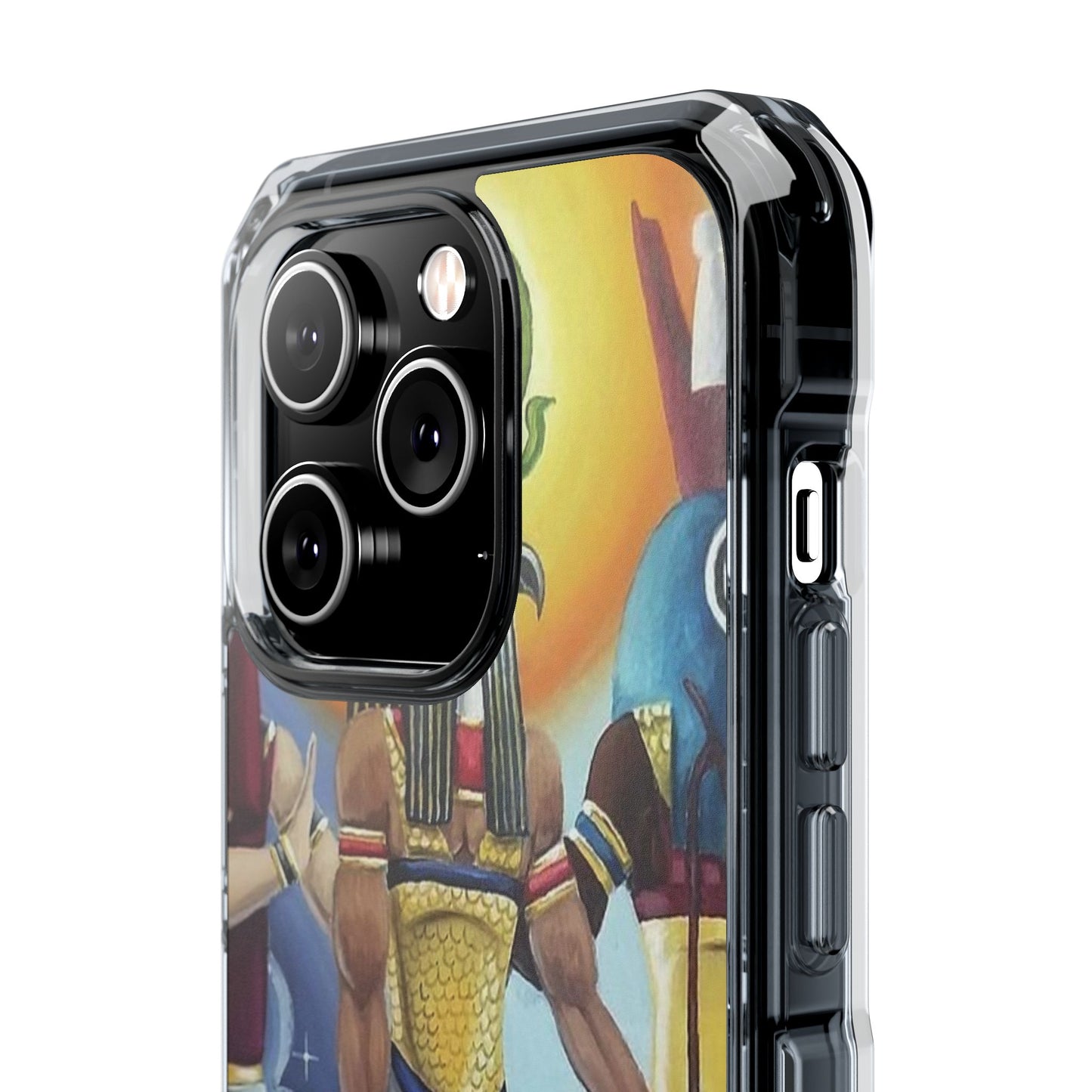 Egyptian Art Phone Case - Magnetic Clear Impact Case for Stylish Protection