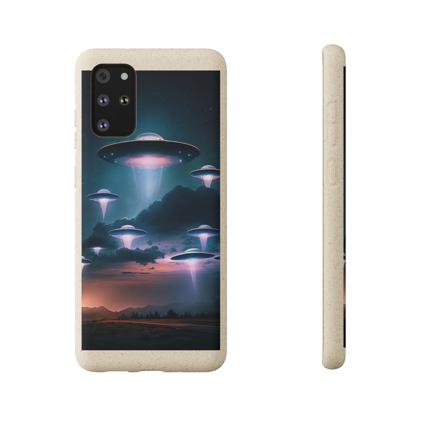 Biodegradable UFO Phone Case - Eco-Friendly and Stylish Design