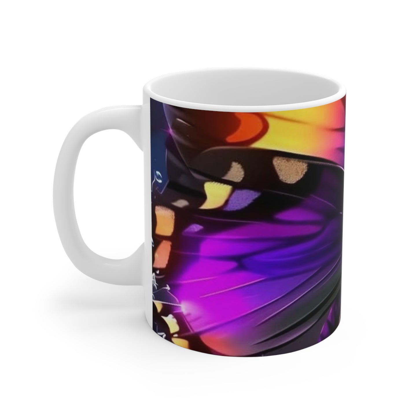 Butterfly Mug - Unique Floral Design, Perfect Gift for Nature Lovers