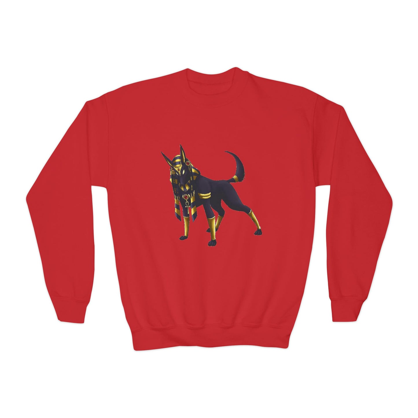 Golden Dog Youth Crewneck Sweatshirt, Animal Lover Gift, Cozy Youth Apparel, Pet Memorial, Dog-Themed Sweatshirt, Fun Everyday Wear