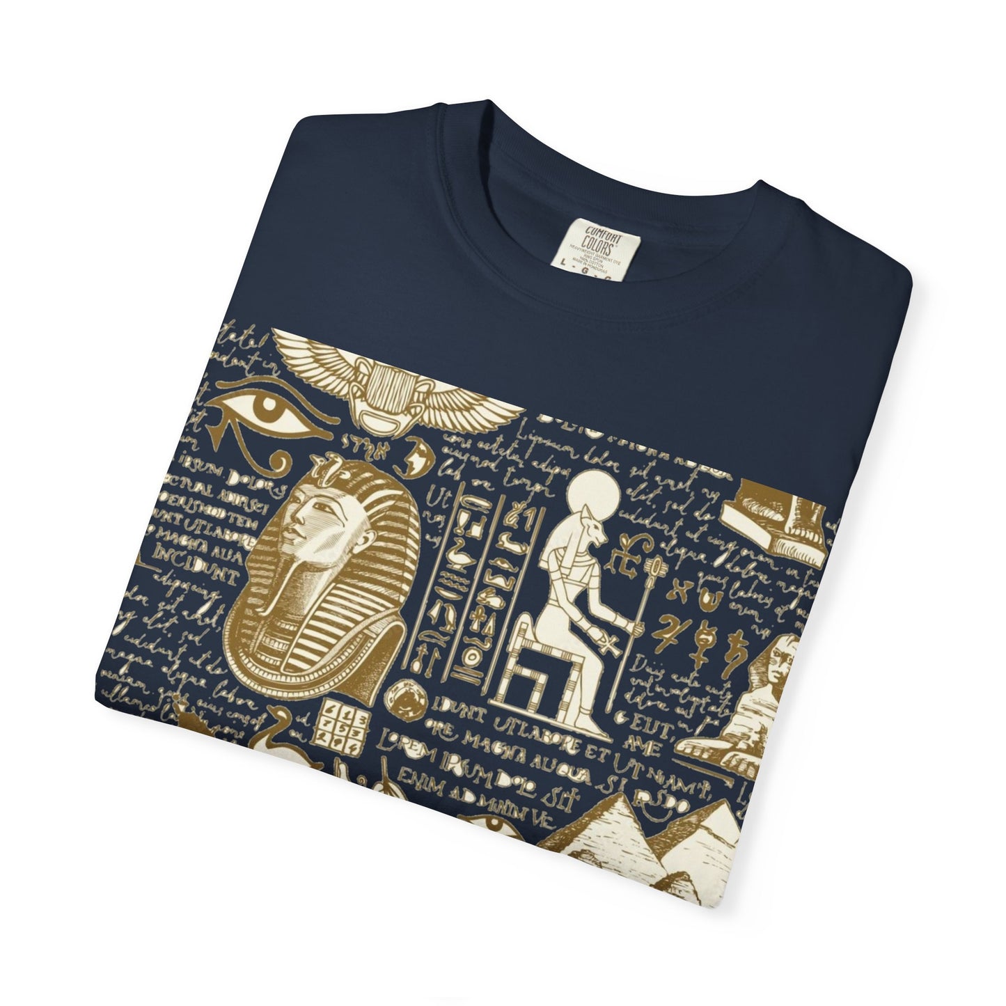 Egyptian-Inspired Unisex T-Shirt - Retro Vibe, Perfect for Music Lovers, Festivals, Gifts, Casual Wear, Vintage Style