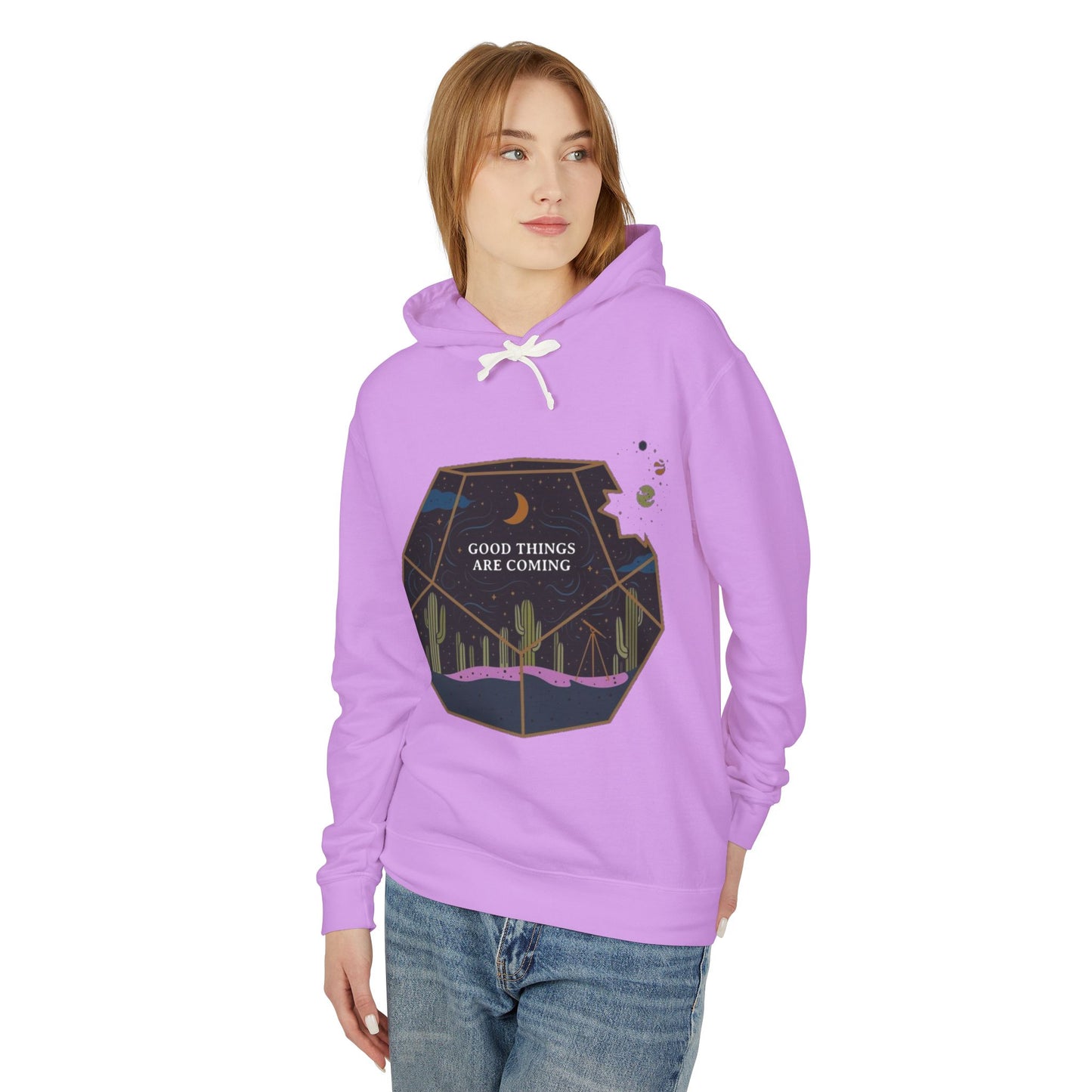 Unisex Lightweight Hooded Sweatshirt