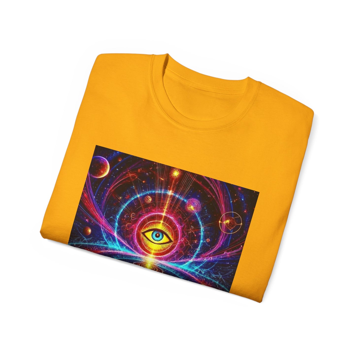 Cosmic Eye T-shirt Unisex Ultra Cotton Tee - Spiritual Graphic Shirt, Psychedelic Fashion, Festival Wear, Art Tee, Gift for Dreamers