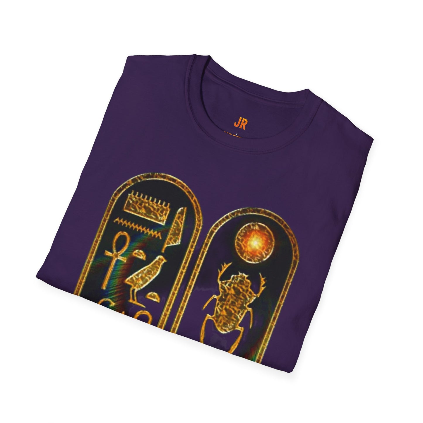 Vintage Egyptian Art Unisex Softstyle T-Shirt - Retro Graphic Tee, Unisex Casual Wear, Unique Gift for History Lovers, Summer Essential