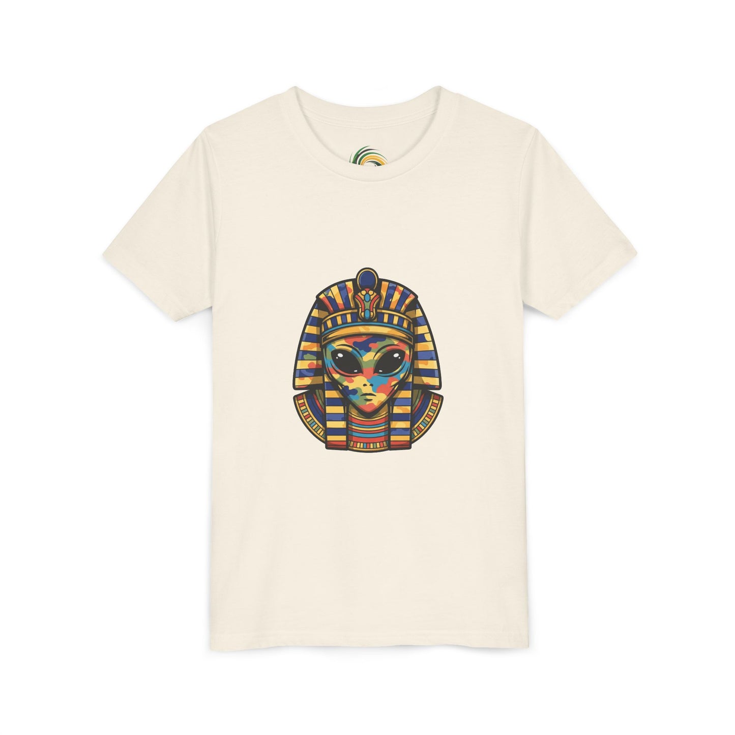 Colorful Pharaoh Youth Tee - Fun Gift, Apparel, Kids Fashion, Egyptian Theme, Summer Wear