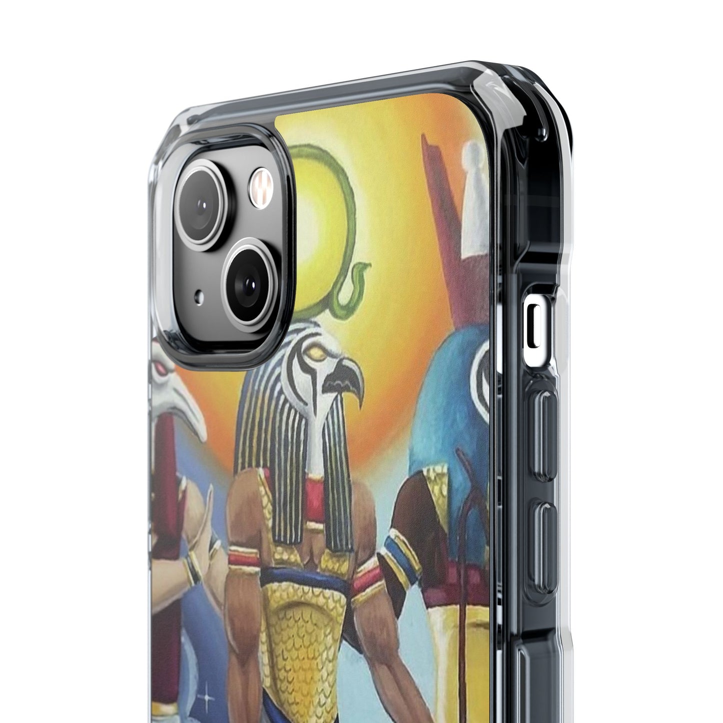 Egyptian Art Phone Case - Magnetic Clear Impact Case for Stylish Protection