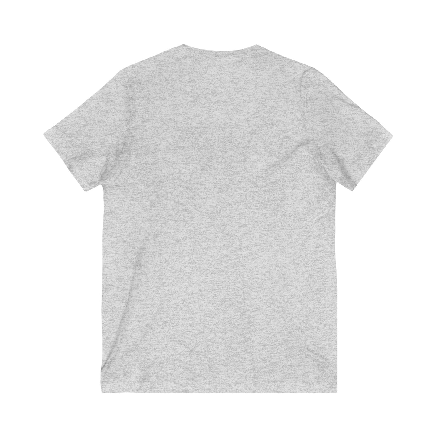 Unisex Jersey Short Sleeve V-Neck Tee red tags