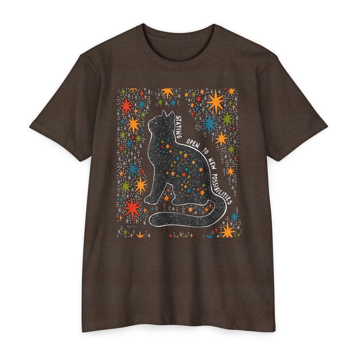 Whimsical Cat Graphic Unisex T-Shirt | Cute Art Tee, Cat Lover Gift, Animal T-Shirt, Fun Casual Wear, Comfortable Summer Top