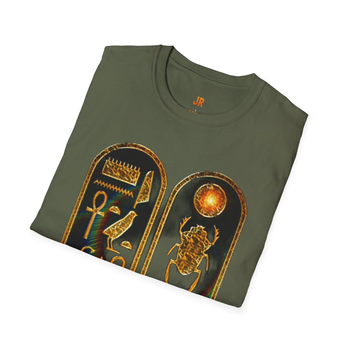 Vintage Egyptian Art Unisex Softstyle T-Shirt - Retro Graphic Tee, Unisex Casual Wear, Unique Gift for History Lovers, Summer Essential