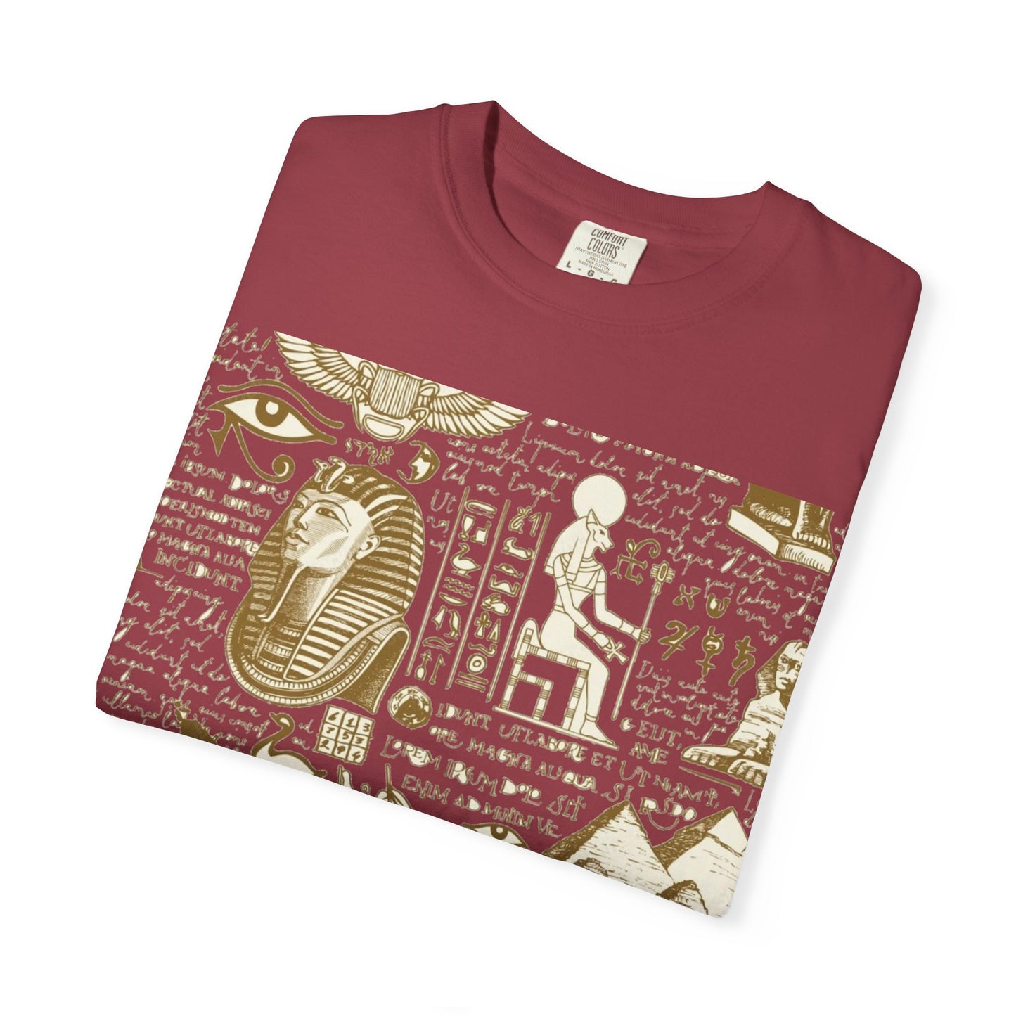 Egyptian-Inspired Unisex T-Shirt - Retro Vibe, Perfect for Music Lovers, Festivals, Gifts, Casual Wear, Vintage Style