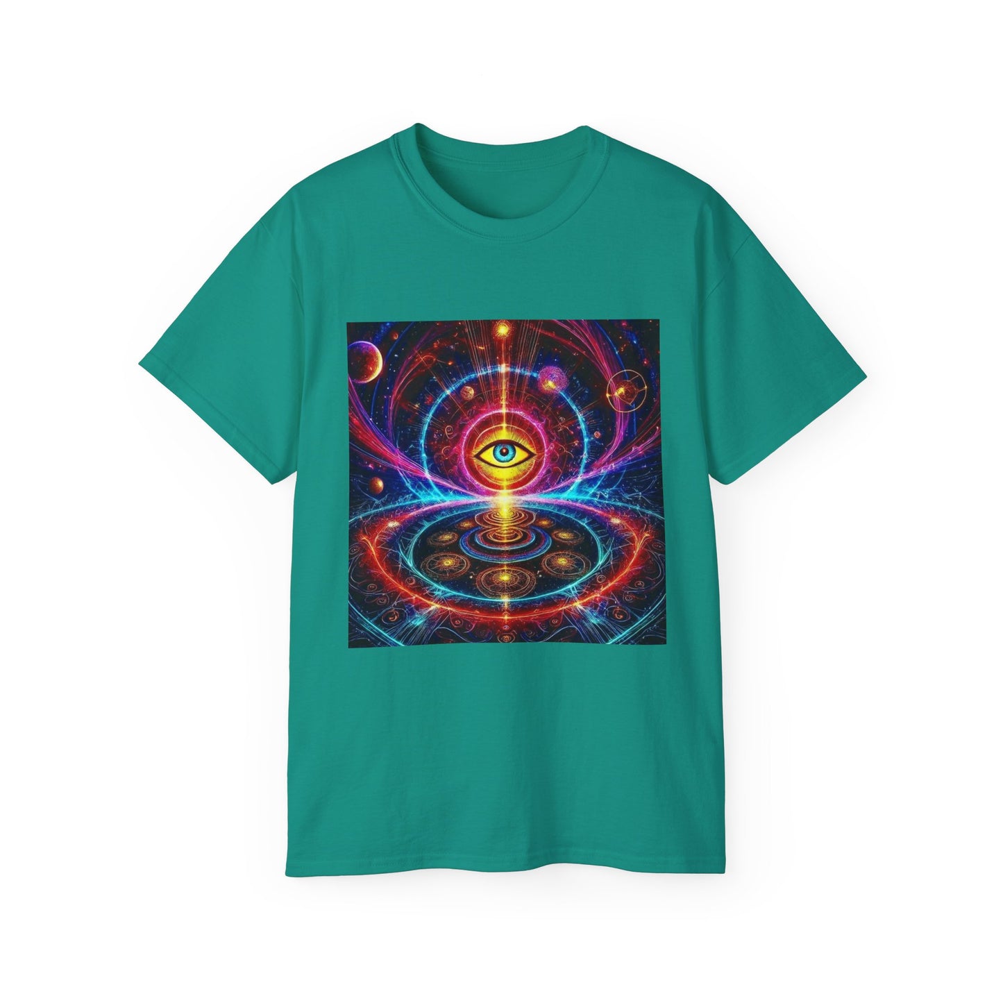 Cosmic Eye T-shirt Unisex Ultra Cotton Tee - Spiritual Graphic Shirt, Psychedelic Fashion, Festival Wear, Art Tee, Gift for Dreamers