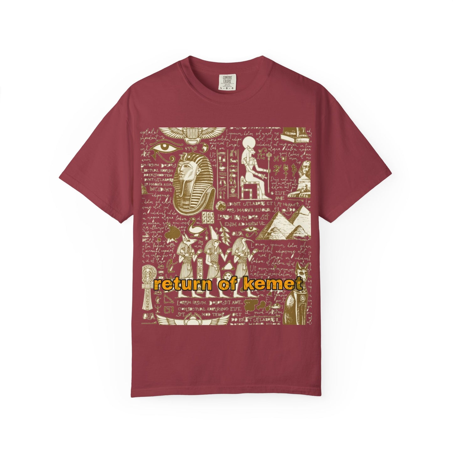 Egyptian-Inspired Unisex T-Shirt - Retro Vibe, Perfect for Music Lovers, Festivals, Gifts, Casual Wear, Vintage Style
