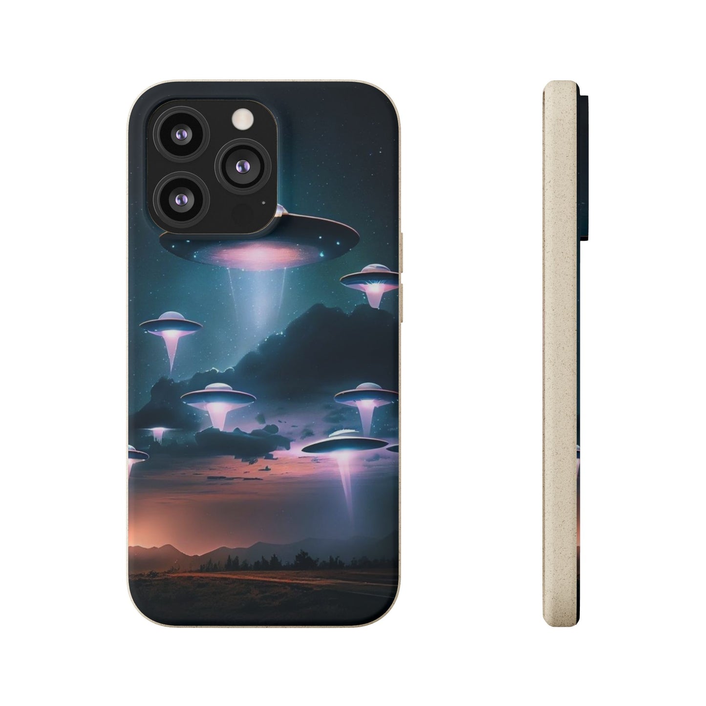 Biodegradable UFO Phone Case - Eco-Friendly and Stylish Design