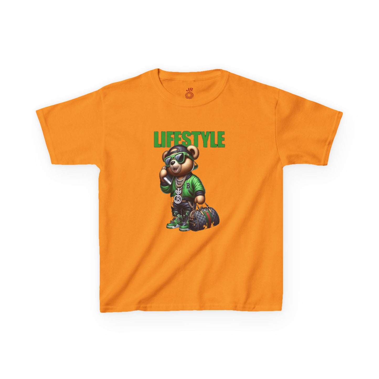 Kids Lifestyle Bear Graphic Tee, Cool Kids T-Shirt, Trendy Youth Shirt, Graphic Cotton Tee for Boys and Girls, Fun Casual Wear