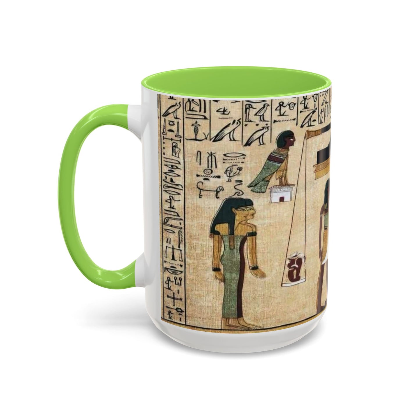 Ancient Egyptian Themed Coffee Mug - Colorful 11oz & 15oz | Unique Art Gift for History Lovers