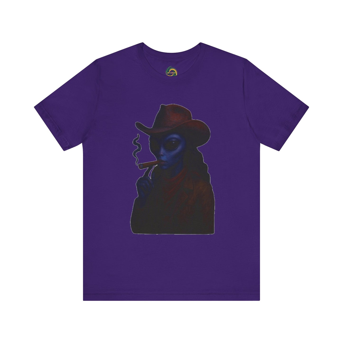 Mysterious Cowboy Tee, Unisex T-Shirt, Vintage Style Graphic Tee, Casual Wear, Gift for Him/Her, Unique Art Shirt
